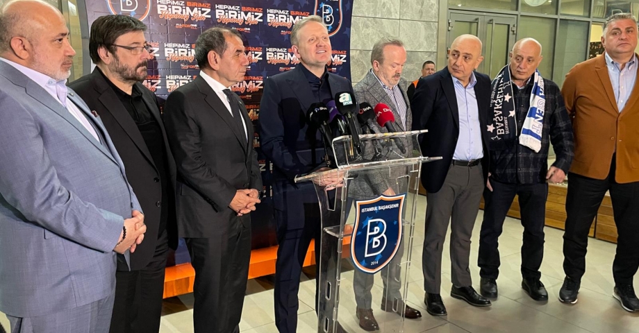 TFF ve kulüp başkanları, Başakşehir'de 'Omuz Omuza'